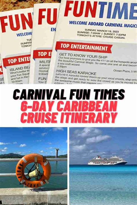 Carnival magic itinerary nay 2023